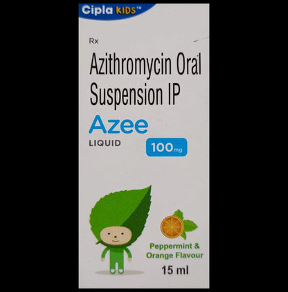 Azee 100mg Liquid Peppermint & Orange - Classic Derma