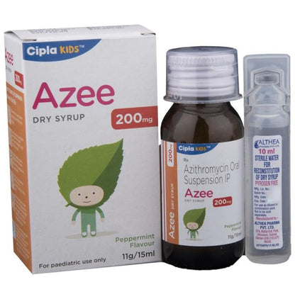 Azee 200mg Dry Syrup Peppermint - Classic Derma