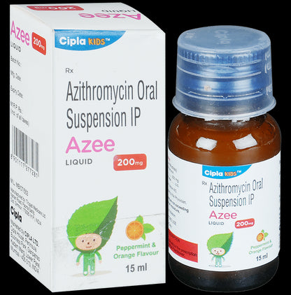 Azee 200mg Liquid Peppermint & Orange - Classic Derma