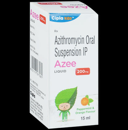 Azee 200mg Liquid Peppermint & Orange