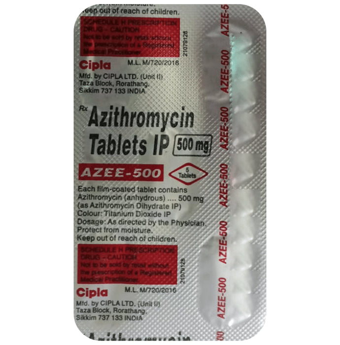 Azee 500 Tablet - Classic Derma