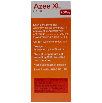 Azee XL 200mg Liquid Peppermint & Orange