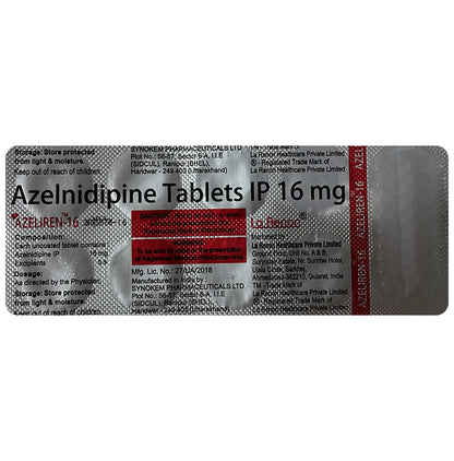 Azeliren 16mg Tablet - Classic Derma