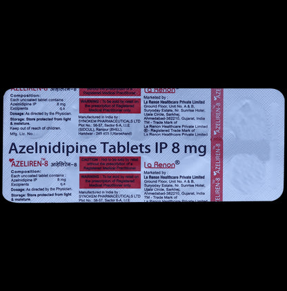 Azeliren 8mg Tablet