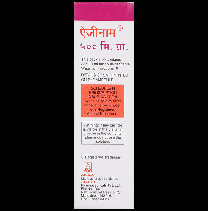 Azenam 500mg Injection