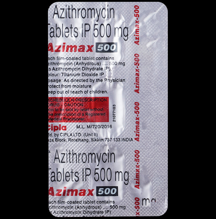 Azimax 500 Tablet