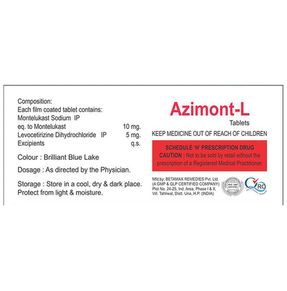 Azimont-L Tablet