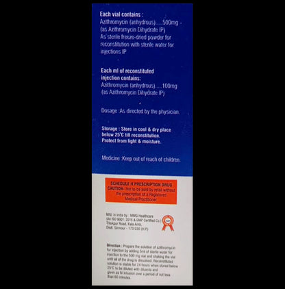 Azinolix 500mg Injection