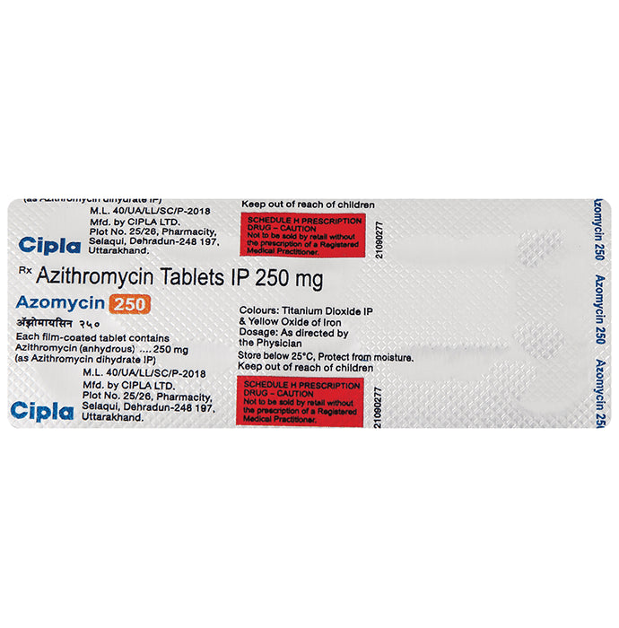 Azomycin 250 Tablet