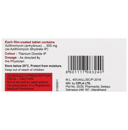 Azomycin 500 Tablet