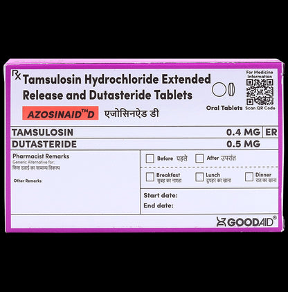 Azosinaid D Tablet ER - Classic Derma