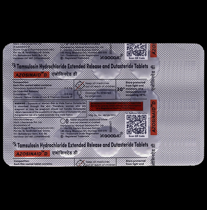 Azosinaid D Tablet ER