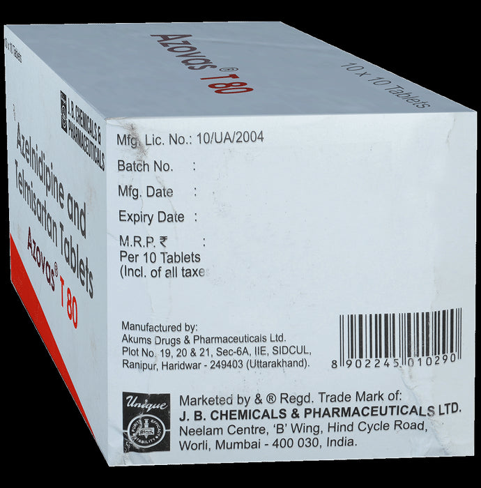 Azovas T 80 Tablet