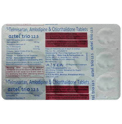 Aztel Trio 40mg/5mg/12.5mg Tablet - Classic Derma