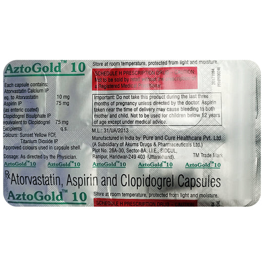 Aztogold 10 Capsule - Classic Derma