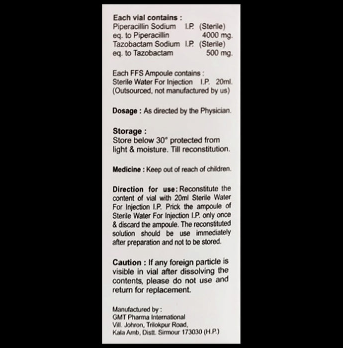 Bactiniv 4.5 Injection