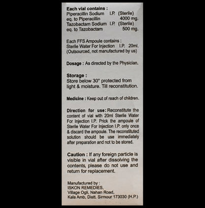 Bactniv 4.5 Injection