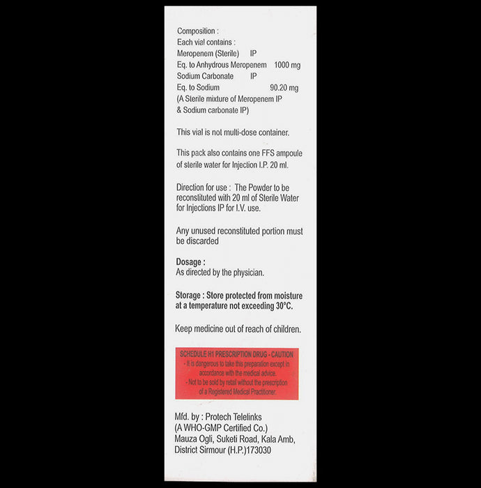 Bactocyte 1g Injection