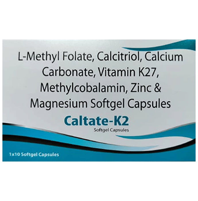 Caltate-K2 Softgel Capsule - Classic Derma