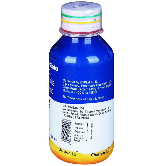 Cheston LS Syrup Sugar Free