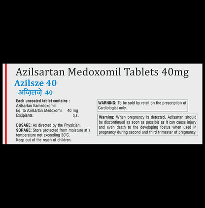 Azilsze 40mg Tablet