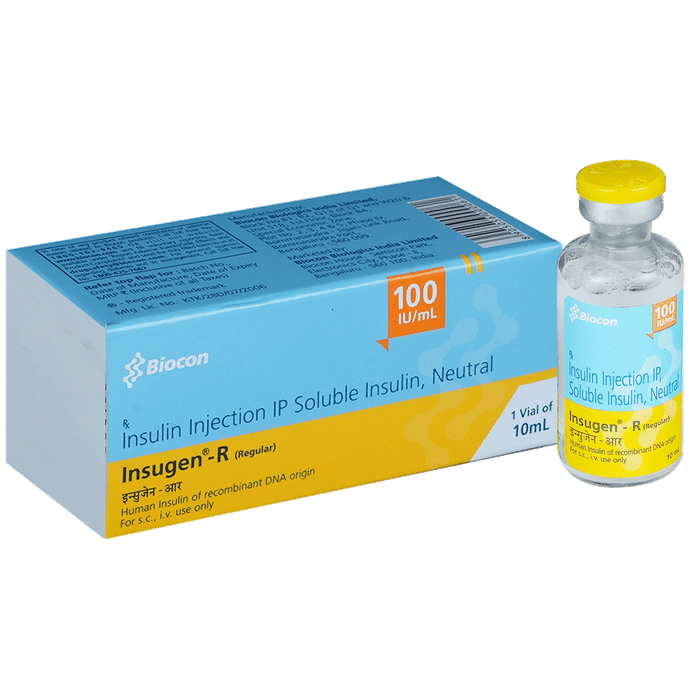 Buy Insugen-R 100IU/ml Solution for Injection Online | Classic Derma ...