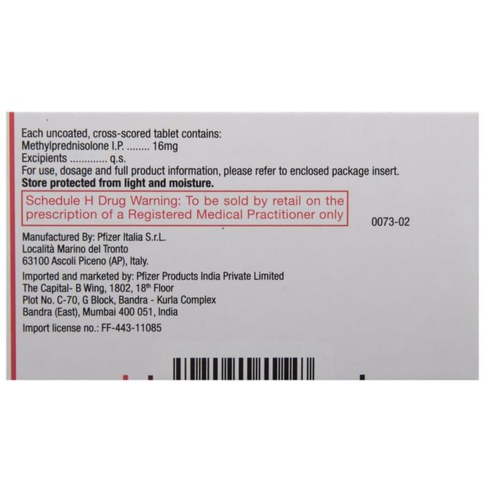 Medrol 16mg Tablet