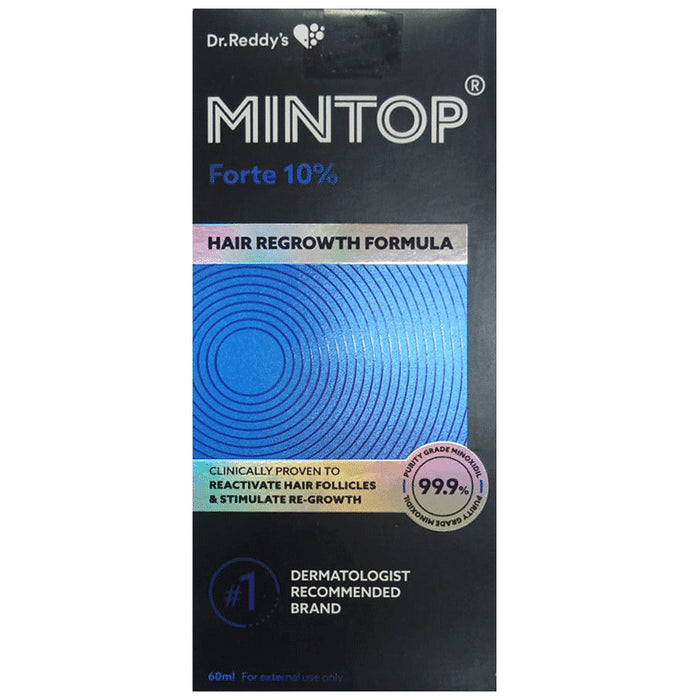 Mintop Forte 10% Hair Regrowth Formula - Classic Derma