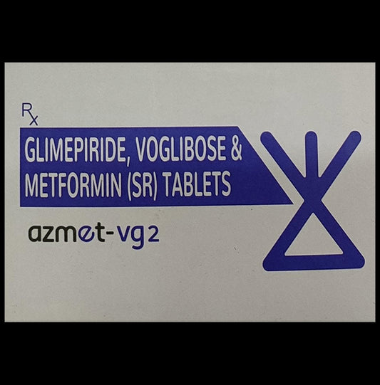 Azmet-VG 2mg/500mg/0.2mg Tablet SR - Classic Derma