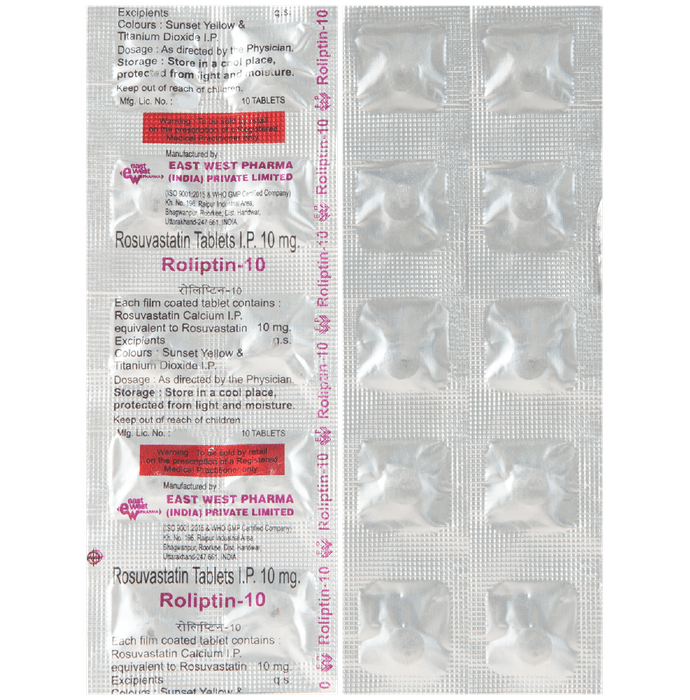 Roliptin 10 Tablet - Classic Derma