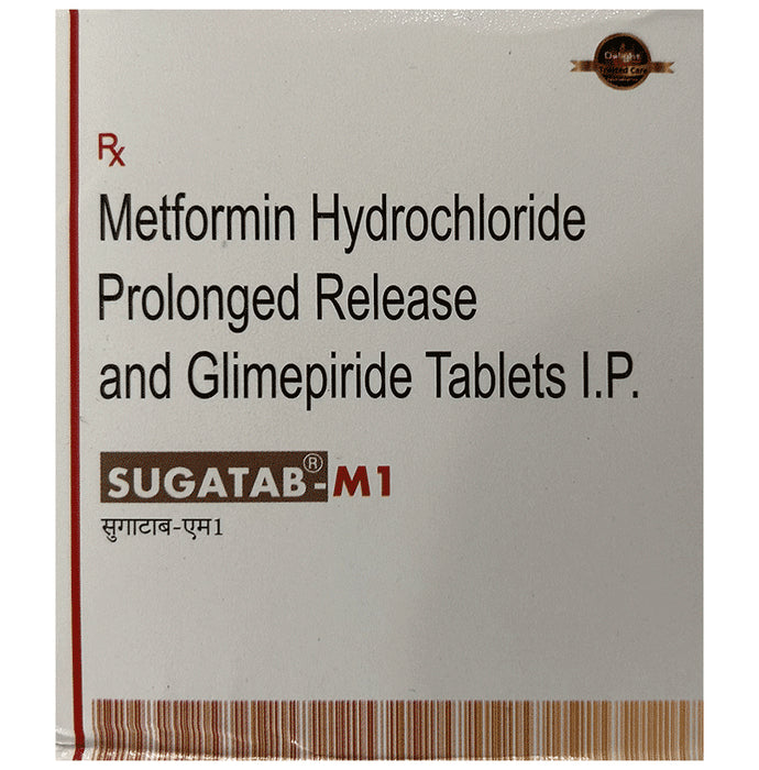 Sugatab-M 1 Tablet PR - Classic Derma