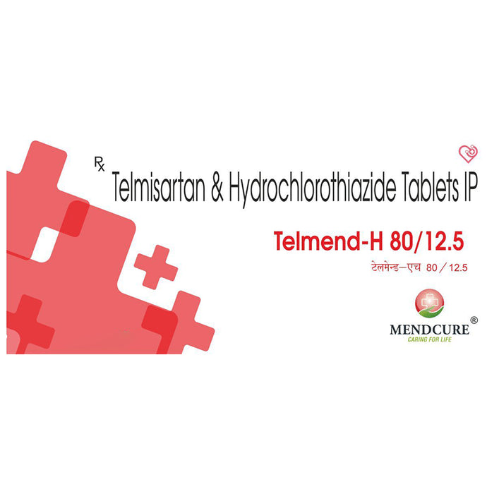 Telmend-H 80/12.5 Tablet - Classic Derma