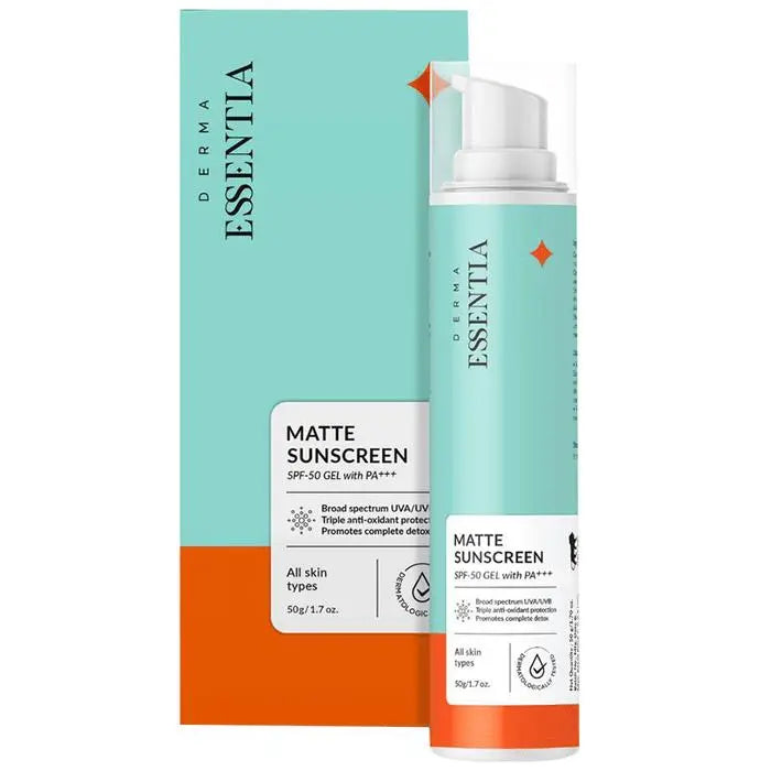 Derma Essentia Matte Sunscreen Gel SPF 50 PA+++ - Classic Derma 