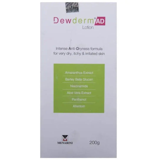 Dewderm AD Anti-Dryness Lotion | For Very Dry, Itchy & Irritated Skin - Classic Derma 