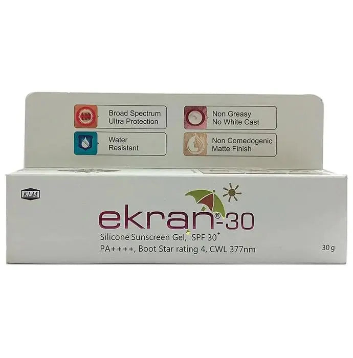 Ekran 30 Silicone Sunscreen Gel - Classic Derma 