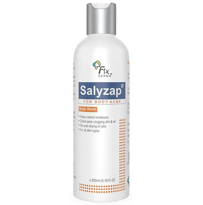 Fixderma Salizap For Body Acne Body Wash - Classic Derma 