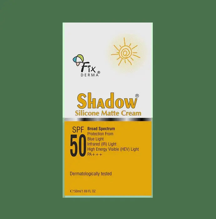 Fixderma Shadow Silicone Matte Cream SPF 50 - Classic Derma 