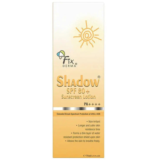 Fixderma Shadow Sunscreen Lotion SPF 80+ - Classic Derma 