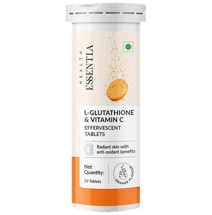 Health Essentia L-Glutathione & Vitamin C Effervescent Tablet Orange - Classic Derma 