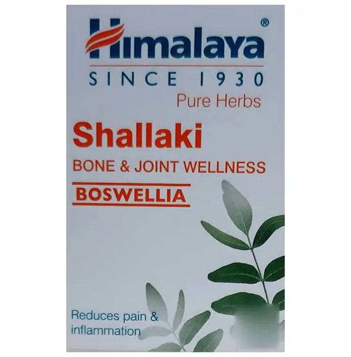 Himalaya Wellness Pure Herbs Shallaki Bone & Joint Wellness Tablet | Reduces Pain & Inflammation - Classic Derma 