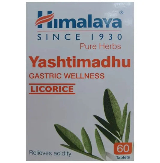 Himalaya Wellness Pure Herbs Yashtimadhu Tablet | Relieves Acidity & Manages Digestive Health - Classic Derma 