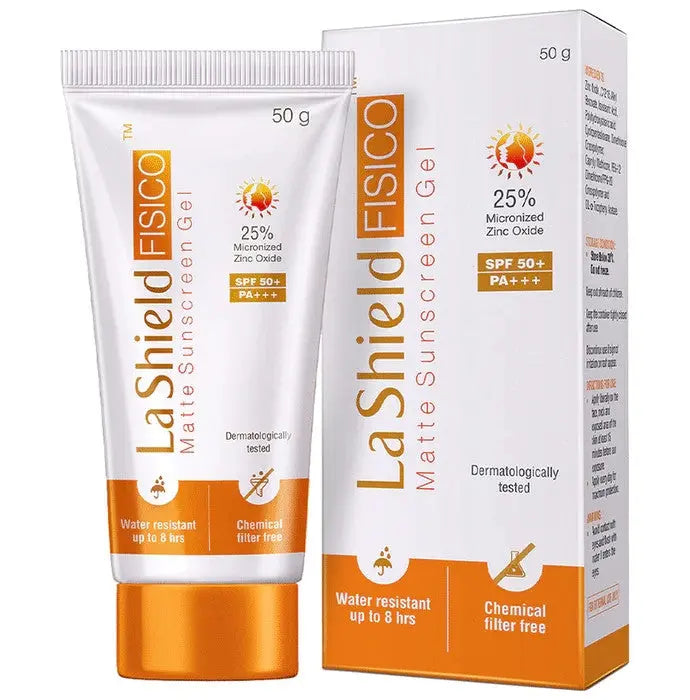 La Shield Fisico Matte SPF 50 Sunscreen Gel - Classic Derma 