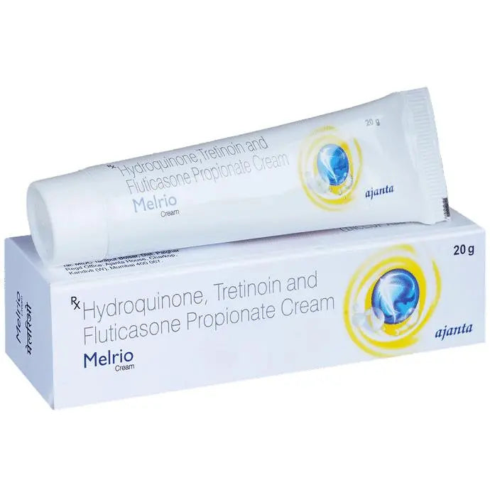 Melrio Cream with Hydroquinone, Tretinoin and Fluticasone Propionate - Classic Derma 