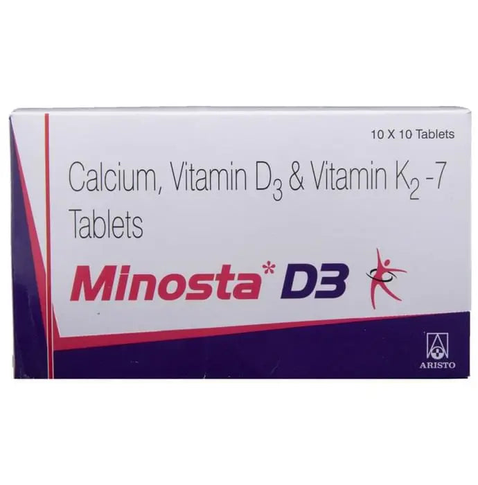 Minosta D3 Tablet - Classic Derma 