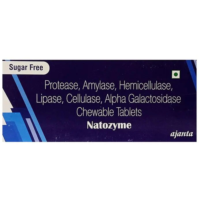 Natozyme Chewable Tablet Sugar Free - Classic Derma 