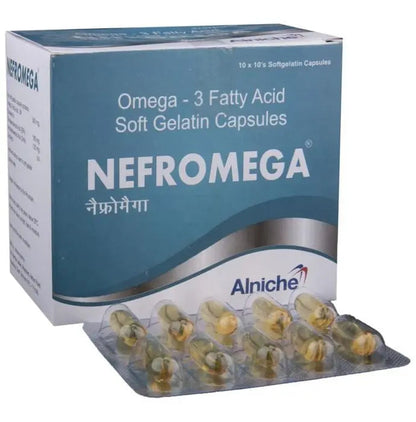 Nefromega Soft Gelatin Capsule - Classic Derma 