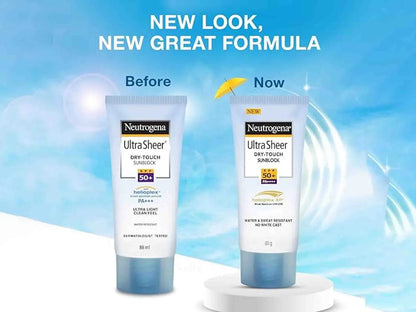 Neutrogena Ultra Sheer Dry-Touch Sunblock SPF 50+ PA++++ - Classic Derma 