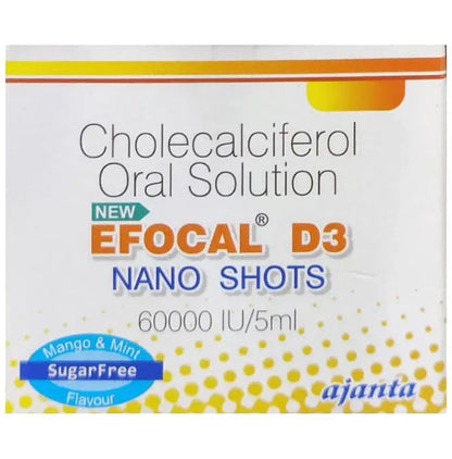 New Efocal D3 Nano Shots Mango & Mint Sugar Free - Classic Derma 