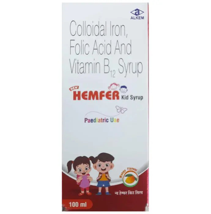 New Hemfer Kid Syrup Mango - Classic Derma 