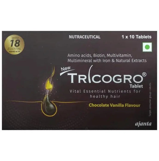 New Tricogro Tablet Chocolate and Vanilla - Classic Derma 